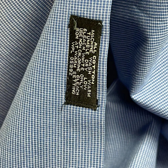 JOS A Bank Men's Blue Button Down Shirt - Picture 4 of 4